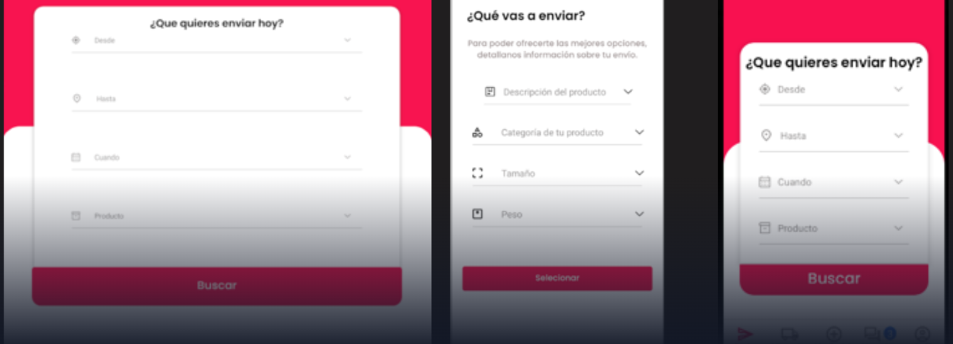 Mobile App "Packar"